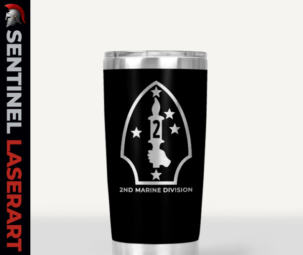 U.S. Marine Corps 2nd Marine Division Tumbler | USMC Insulated Tumble