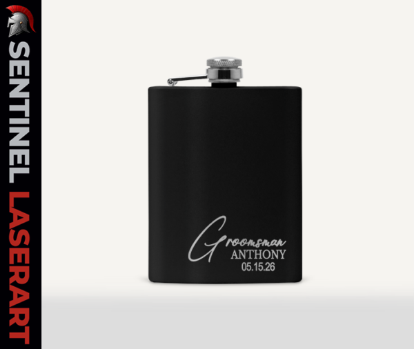 Groomsman Flask
