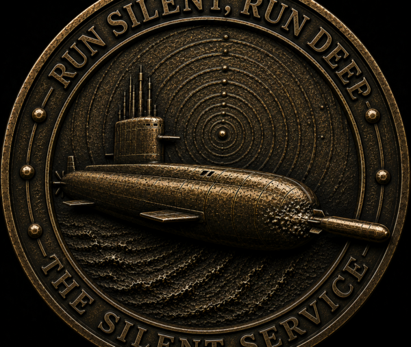 US Navy Submarine Challenge Coin — The Silent Service